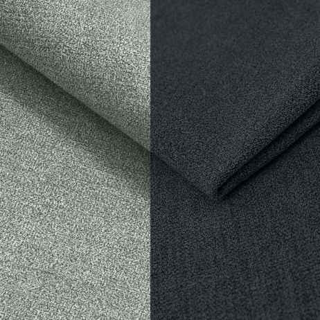 Rohová sedací souprava NERO šedá / černá