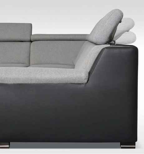 Rozkládací rohová sedačka DIVARO II tyrkysová