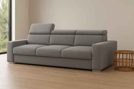 Trojsedák BELURO šedá