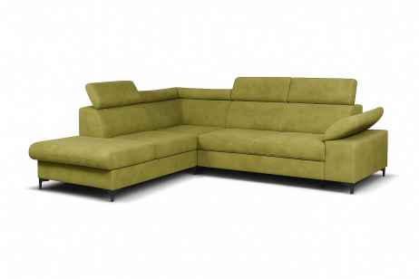 Rozkládací rohová sedačka PALAS žlutá