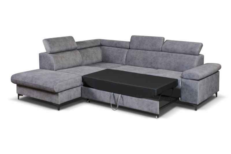 Rozkládací rohová sedačka PALAS žlutá