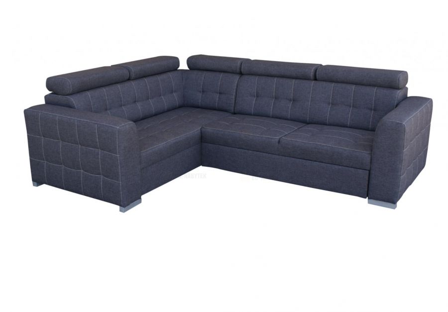 Rozkládací rohová sedačka TARGET XL 265x205 šedá