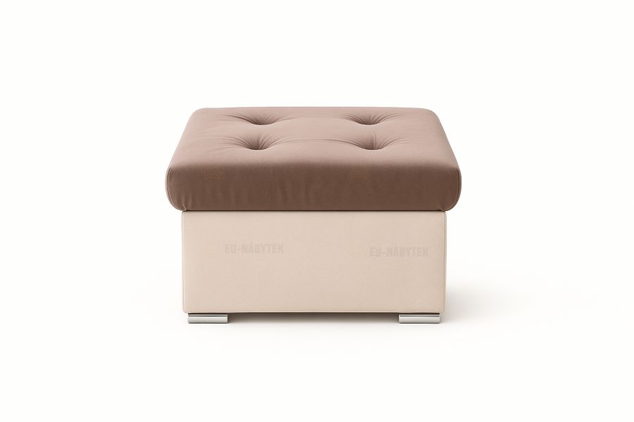 Taburet MIA hnědá / béžová