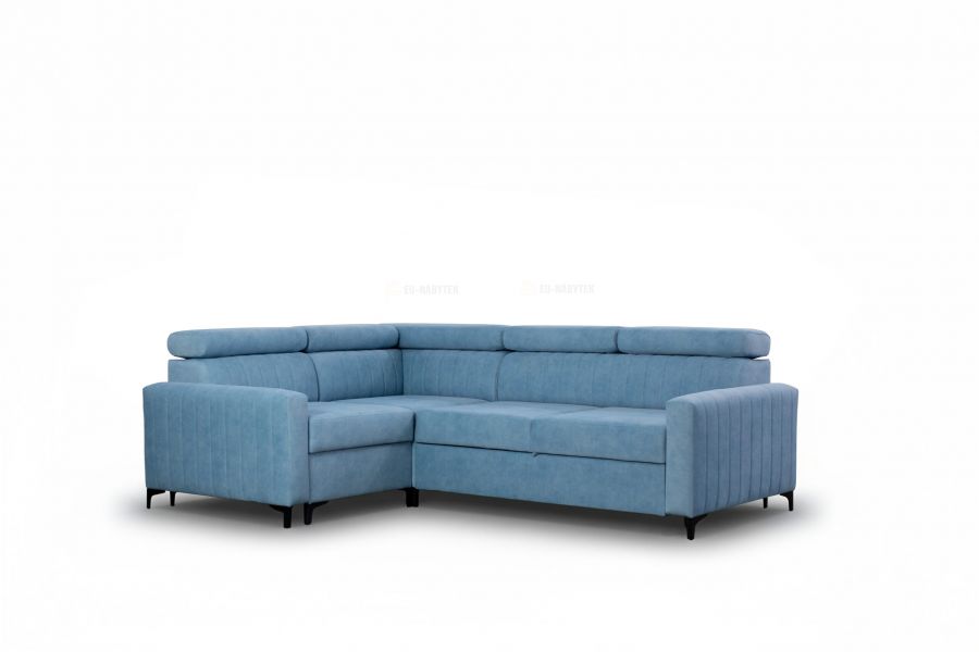 Rozkládací rohová sedačka BLAUDE 251x183 - výběr potahové látky