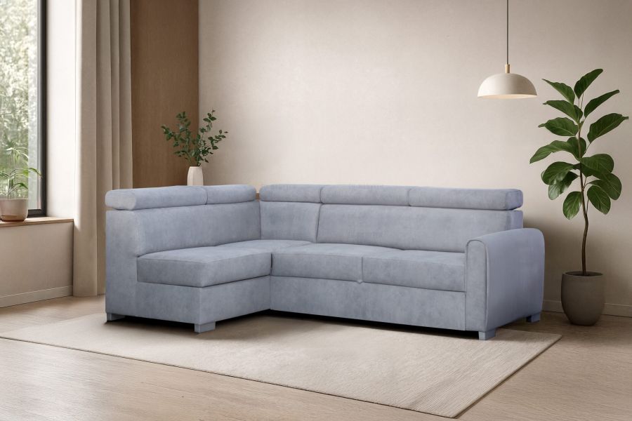 Rozkládací rohová sedačka COMBO 253x156 - výběr potahové látky