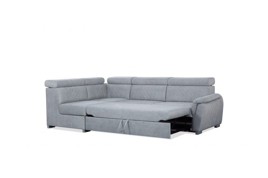 Rozkládací rohová sedačka REMONA 253x156 - výběr potahové látky