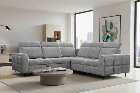 Rozkládací rohová sedačka VELUTO 262x262 - výběr potahové látky