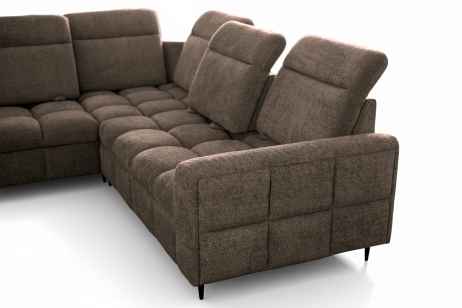 Rozkládací rohová sedačka VELUTO 262x262 - výběr potahové látky