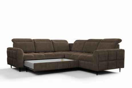 Rozkládací rohová sedačka VELUTO 262x262 - výběr potahové látky