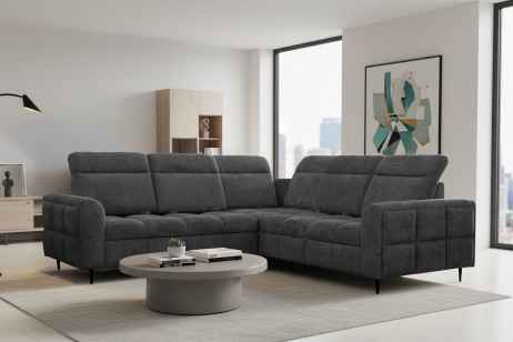 Rozkládací rohová sedačka VELUTO 262x262 - výběr potahové látky