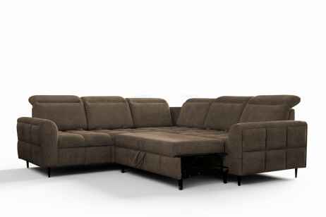 Rozkládací rohová sedačka VELUTO 262x262 - výběr potahové látky