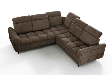 Rozkládací rohová sedačka VELUTO 262x262 - výběr potahové látky