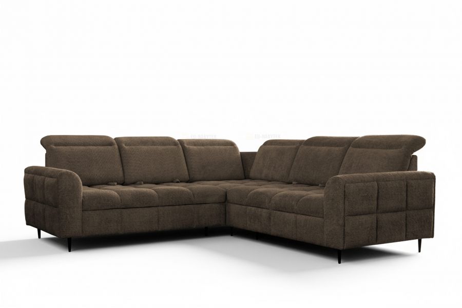 Rozkládací rohová sedačka VELUTO 262x262 - výběr potahové látky