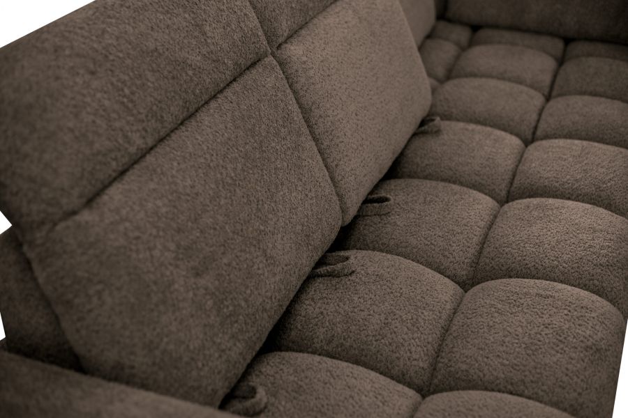 Rozkládací rohová sedačka VELUTO 262x262 - výběr potahové látky