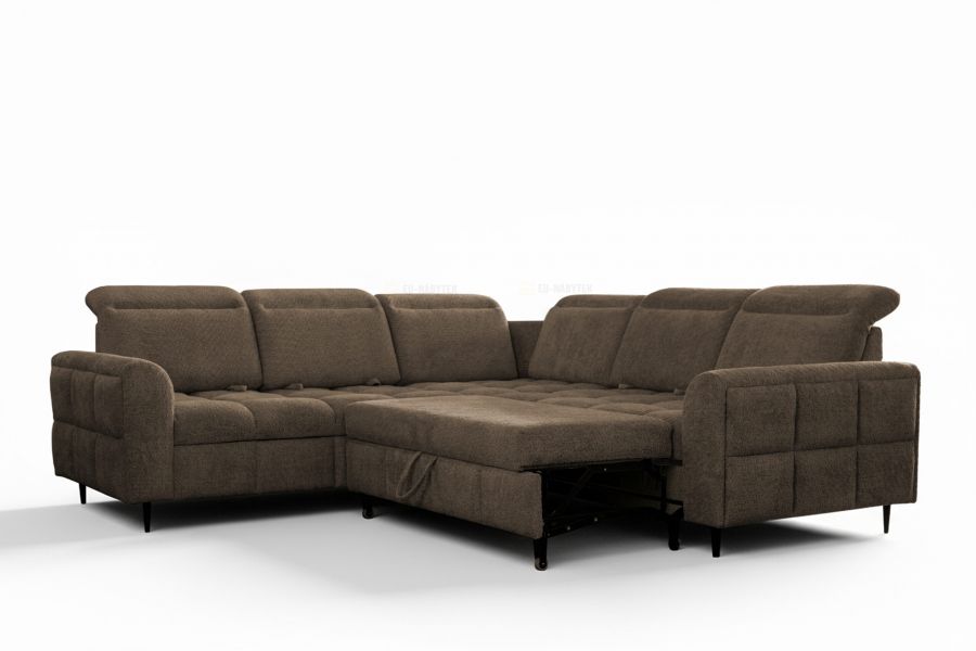 Rozkládací rohová sedačka VELUTO 262x262 - výběr potahové látky