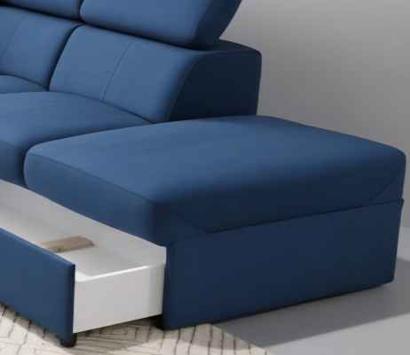 Rozkládací rohová sedačka KARMEN 320x228 šedá