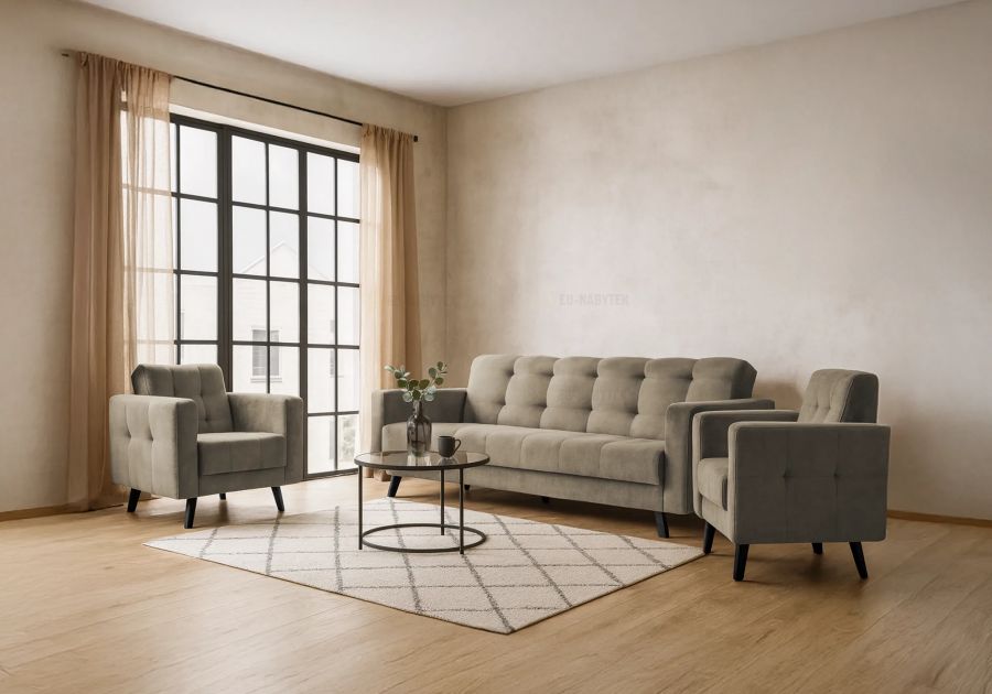 Sedací souprava LINIA 3+1+1 béžová