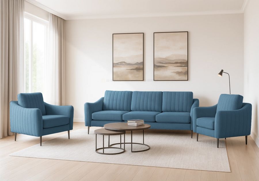 Sedací souprava CORIDO 3+1+1 modrá