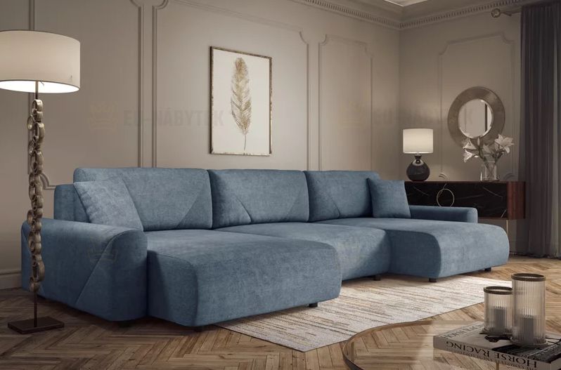 Rozkládací rohová sedačka RIMONA U 337x168 - výběr potahové látky