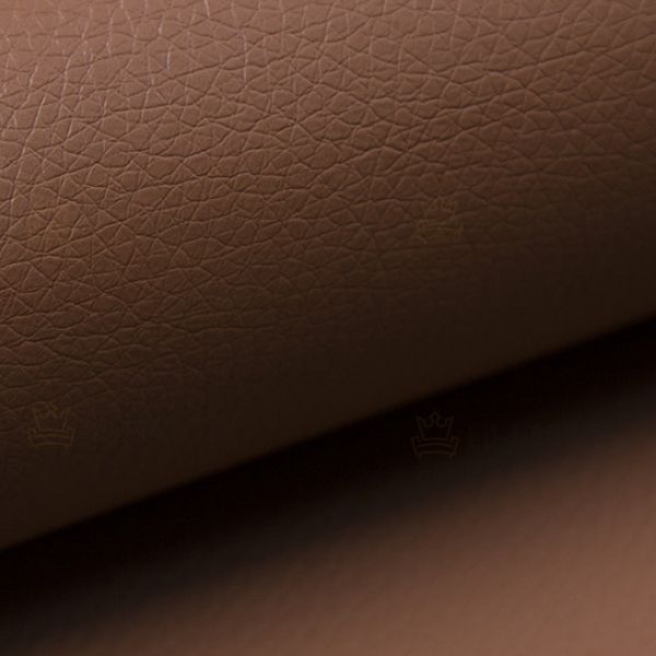 Relaxační křeslo TONGUE hnědá ekokůže II. jakost