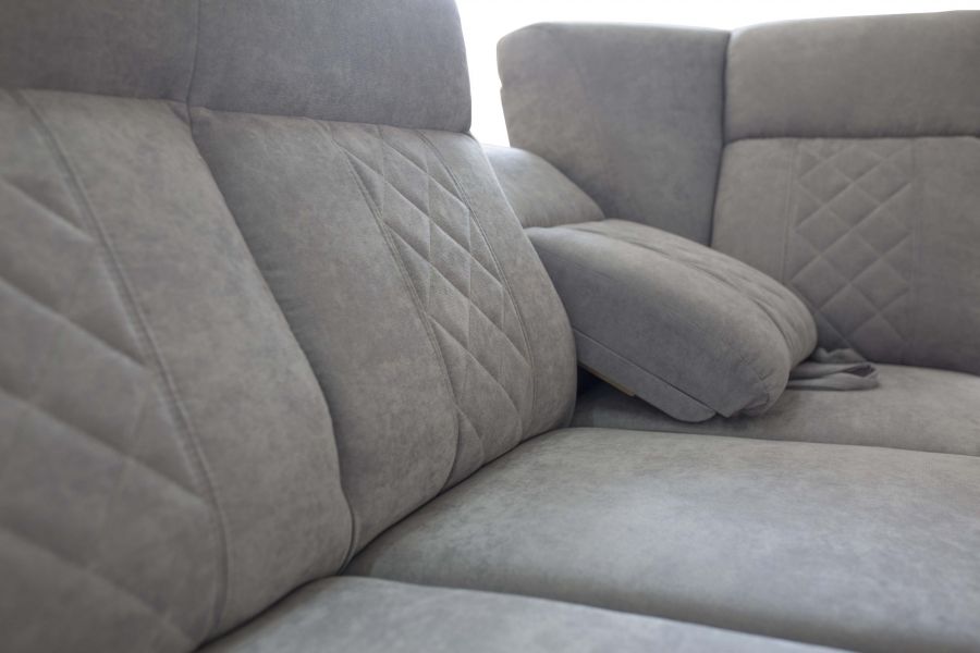 Rozkládací rohová sedačka BONTON U růžová