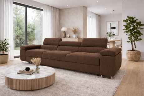 Trojsedák VILDA hnědá