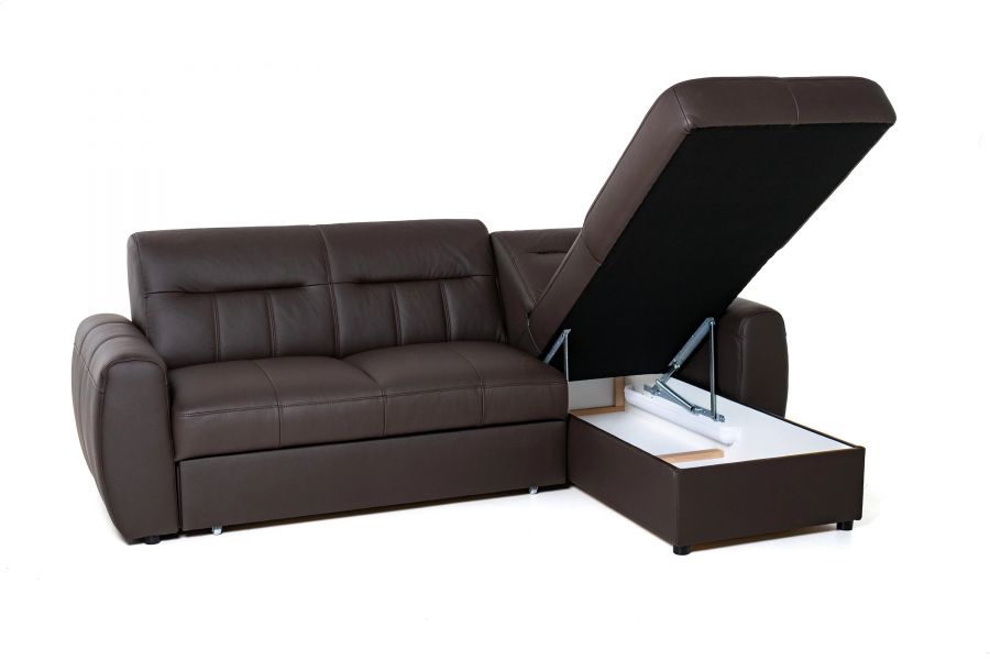 Rozkládací rohová sedačka PALADIUM 245x164 - výběr barev kůže