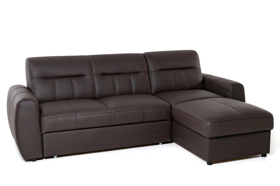 Rozkládací rohová sedačka PALADIUM 245x164 - výběr barev kůže