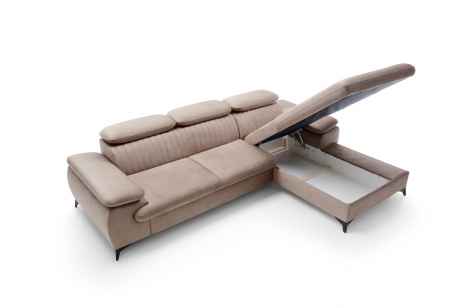 Rozkládací rohová sedačka BELINI 280x193 - výběr potahové látky