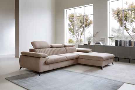 Rozkládací rohová sedačka BELINI 280x193 - výběr potahové látky