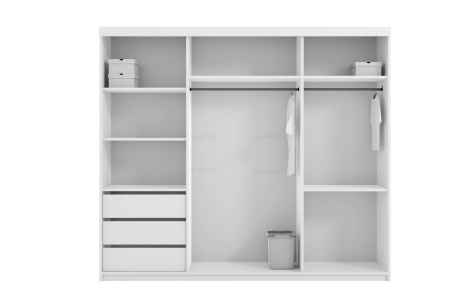 Šatní skříň LUANA 250 - výběr barev