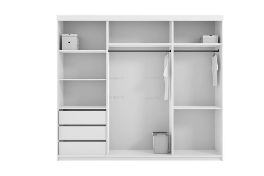 Šatní skříň LUANA 250 - výběr barev