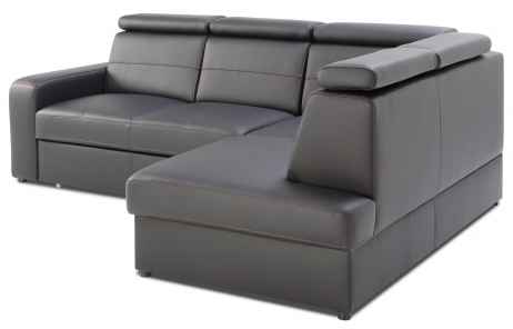 Rozkládací rohová sedačka BALAGA L 253x185 - výběr barev kůže