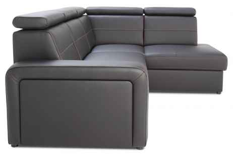 Rozkládací rohová sedačka BALAGA L 253x185 - výběr barev kůže