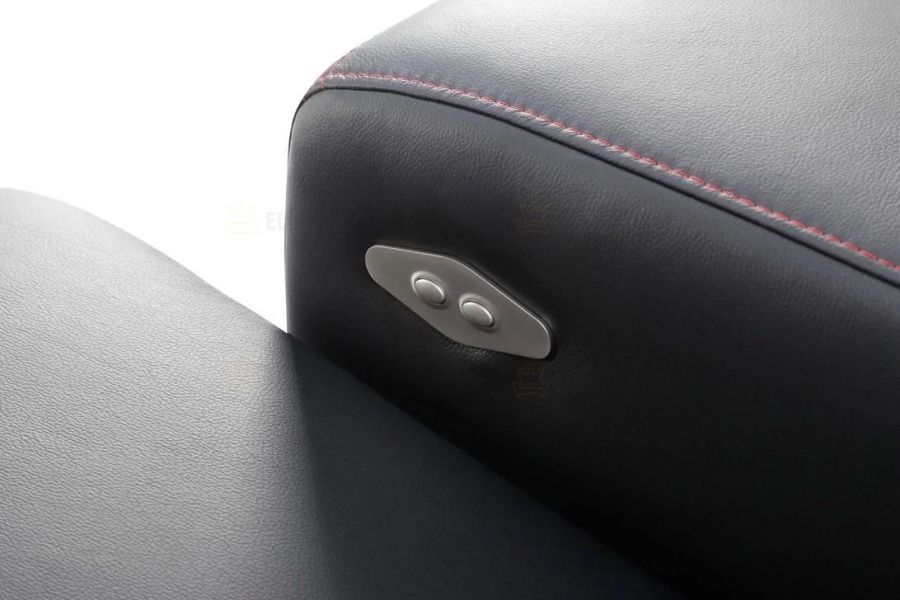 Rozkládací rohová sedačka BALAGA L s barem 298x253 - výběr barev kůže