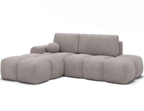 Rozkládací rohová sedačka VINTARO 227x170 světle šedá