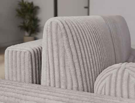 Rozkládací rohová sedačka VINTARO 227x170 světle šedá