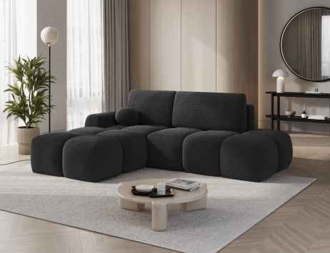 Rozkládací rohová sedačka VINTARO 227x170 antracit