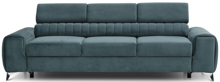 Rozkládací rohová pohovka LAURINO 261 petrolejová