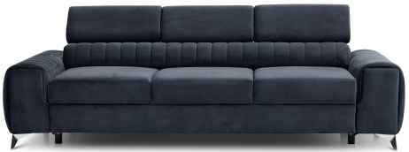 Rozkládací rohová pohovka LAURINO 261 tmavě modrá