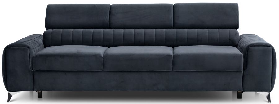 Rozkládací rohová pohovka LAURINO 261 tmavě modrá