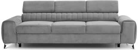 Rozkládací rohová pohovka LAURINO 261 světle šedá