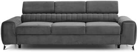 Rozkládací rohová pohovka LAURINO 261 tmavě šedá