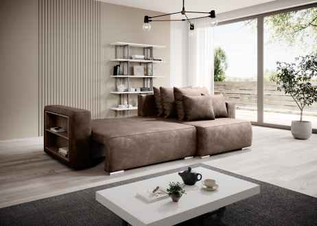 Rozkládací rohová sedačka MARKO 275x152 zelená