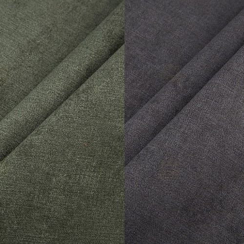 Rozkládací rohová sedačka LEILA U 375x160 zelená / šedá