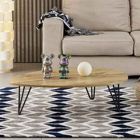 Konferenční stolek 94x69x25cm, mdf, divoký dub, AF-3013 OAK