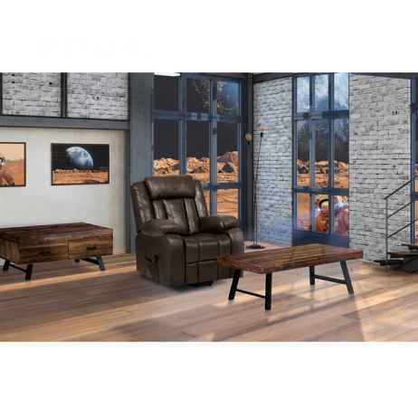 Konferenční stolek 120x60x48cm, masiv, old wood, AHG-536 PINE