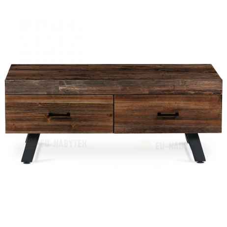 Konferenční stolek 120x60x48cm, masiv, old wood, AHG-536 PINE