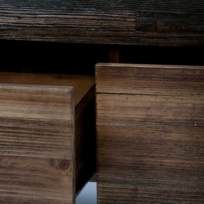 Konferenční stolek 120x60x48cm, masiv, old wood, AHG-536 PINE