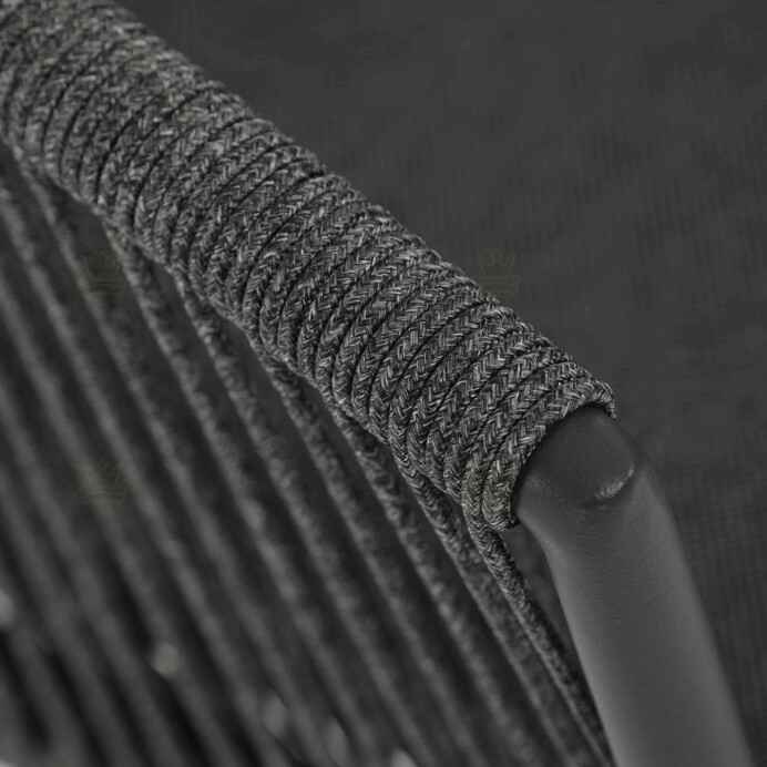 Zahradní židle, hliník, látka, šedá, AZC-C1179 GREY